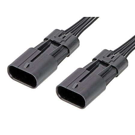 Molex Rectangular Cable Assemblies Squba Ots Cable Plug Sr 1.0M 6Ckt Blk 451460610